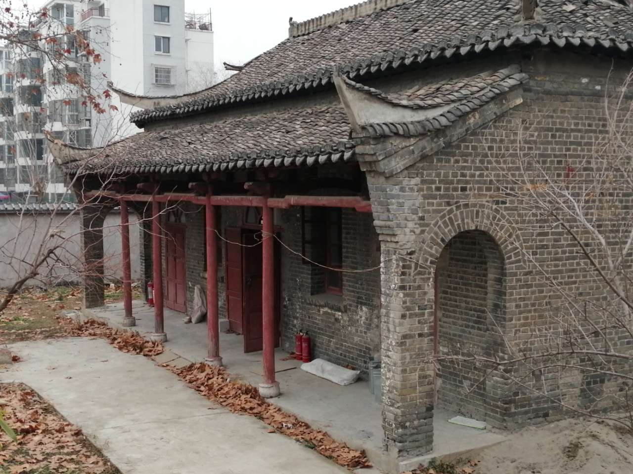 侵华日军淮南罪证遗址窑神庙已经被保护起来